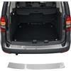 OMAC Protezione paraurti posteriore per VW Caddy V 2020-2026 - INOX finitura spazzolata - soglia per bagagliaio su misura - protezione soglia di carico