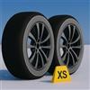 CARALL Calze da Neve Omologate Italia, Colore Nero, Misura XS, Catene Da Neve Tessili (Nero,XS)