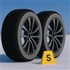 CARALL Calze da Neve Omologate Italia, Colore Nero, Misura S, Catene Da Neve Tessili (Nero,S)