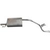 Somer Car Marmitta Silenziatore posteriore compatibile con FIAT PANDA 141A 1100 4x4 40kW 1995 2004 14603