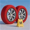 CARALL Calze da Neve Omologate Italia, Colore Rosso, Misura M, Catene Da Neve Tessili (Rosso,M)