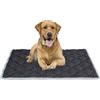 EVERGREENWEB MATERASSI & BEDS EVERGREENWEB - Materassino per Cane Imbottitura in MEMORY FOAM 90x115 cm Rivestimento Grigio Morbido LAVABILE Ipoallergenico, Letto Multiuso per Animali Domestici di Taglia Grande, Cuccia Tappeto, DOG
