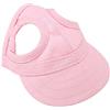MUNEFE Berretto da baseball per cani, cuffia parasole per cani e gatti, cappello da viaggio estivo a righe regolabili con fori per le orecchie per animali di varie dimensioni (S)