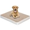 EVERGREENWEB MATERASSI & BEDS Evergreenweb - Materasso Cuccia Letto 90x115 alto 10 cm per Cane o Gatto di Taglia Grande, Imbottitura Morbida Lastra interna in Schiuma Waterfoam Rivestimento con AIR SPACE Sfoderabile e Lavabile MAX