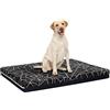 EVERGREENWEB MATERASSI & BEDS EVERGREENWEB Cuccia Cane da Interno taglia Media | Materasso Ortopedico | Letto per Animali Domestici | Cuscino per Cane Sfoderabile e Lavabile Rivestimento Massaggiante | Tessuto Ragnatela | PETLOVE