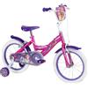MANDELLI SPA Huffy Disney Principessa Bicicletta Taglia 16 pollici per bambini 7-9 anni Rosa