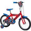 MANDELLI SPA Huffy Spiderman Bicicletta Taglia 16 pollici per bambini 7-9 anni Blu Rosso
