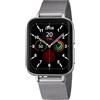 LOTUS Orologio Intelligente Uomo - Smartwatch Acciaio Inossidabile 316L Grigio - Impermeabile IP65 50032/1 - Controllo Musica, Contapassi e Calorie, Telefono, Sport, Frequenza Cardiaca