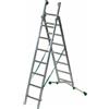 Facal Super Prima, 7+8 gradini, 4.20 mt - Scala in alluminio trasformabile