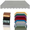 Generico Tessuto Di Ricambio Per Tenda Da Sole Da Giardino Con Retrattile Manuale, Per Patio, Terrazzo, Esterno, Giardino Telo Di Ricambio Per Tenda Parasole Retrattile(C,11x8.2FT/330x250cm)