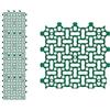 GARDENIX Griglia per prato, 4 pezzi, 50 x 50 cm, 1,00 m², a nido d'ape per prato, in ghiaia, verde