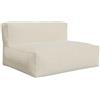Vente-unique - Divano 2 posti in Tessuto bouclette Beige - NOUMARA