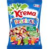KREMA - Caramelle teneri Festival, sapore arancio, lampone, ciliegia, mela, caramello, cola, bacchetta e limone, 590 g