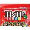M&M'S Minis Caramelle al cioccolato al latte al burro di arachidi, dimensioni di condivisione, sacchetto richiudibile da 8 once