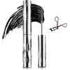 Generic Set di mascara Ultimate Length & Curl: mascara volumizzante e allungante con fibre di seta 4D, anti-sbavature, a lunga tenuta, for ciglia visibilmente sollevate(con piegaciglia)(1 pc)