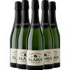 6 Bottiglie Metodo Classico Alanus Extra Brut Blanc De Noir - Bollicine