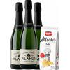 3 Metodo Classico Alanus Extra Brut Blanc De Noir + Amica Chips Sale Marino Alfredo's 3 x 150gr - Bollicine
