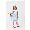 Blues Group Costume da Dorothy con vestito, fascia con fiocco e cestino, per bambine, travestimento, Giornata mondiale del libro e feste a tema, età 3-10 (6-8 anni)