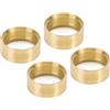 INJORA Ottone Interno Beadlock Anello Morsetto Anello 94g per 1.9 Ruota,4PZ