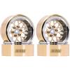INJORA ModuRuote 1.3 Offset Negativo Ruote Beadlock in Ottone e Alluminio per Aggiornamento RC 1/18 1/24