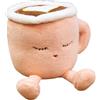 Xshelley 20 cm Latte Peluche Cuscino Cuscino Tazza di Caffè Peluche Bambola, Caffè Riempito Giocattolo Peluche Decorazione per La Casa Compleanno per Bambini Regalo (Rosa)