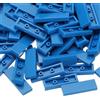 PATIKIL 122 blocchi piatti sfusi, 1x3 piastrelle quadrate blu classiche superficie liscia mini blocchi di costruzione accessori compatibili kit di mattoni per costruire pareti pavimenti mosaico pixel