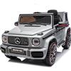 FINOOS Mercedes G63 AMG Macchina Elettrica per Bambini con Telecomando, Veicolo Elettrico 12V, Auto Elettrica per Bambino /2+1 velocità/Clacson/LED/Musica (Grigio)