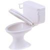 Cawhui Decorazione in plastica bianca 1:12 Casa Toilette Casa Bagno Mobili Mini Decorazione WC per la decorazione della casa Accessori per la decorazione della casa Mobili per la casa delle bambole Topper