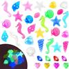 Vicloon Gemme per Immersione, 45Pezzi+ Gemme Colorate Giocattoli Subacquei per Bambini, Bambino Pietre Preziose in Acriliche, Set di Gemme per Bambini, Giocattoli da Immersione, Colori e Forme Casuali