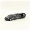 SYYANFEI Modellino Realistico Auto Per Modello Di Veicolo Giocattolo In Metallo Modello Allungato Di Limousine Lincoln Collezione Regalo Porte Apribili Giocattolo(Nero)