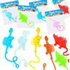 SULOLI 30 Pizea Mani Sticky, Dinosauro Minini Adesivi, Giocattoli Adesivi per Bambini, Giocattoli Regalo per feste di compleanno e premi in Aula