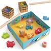 Merle Toys® Gioco magnetico da pesca a partire dai 2 anni, 100% legno, con 2 canne da pesca