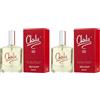 Revlon Charlie Red 100ml EDT Spray (Confezione da 2)