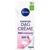 NIVEA Essentials │ Crema giorno nutriente per il viso per la pelle secca │ SPF 15 │ Cura del viso │ Olio di mandorle naturale │ 50 ml