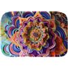 Generico Fiore 3D 66 Tappeto da Bagno in Memory Foam Assorbente e Antiscivolo, Design Moderni, Microfibra Morbida e Lavabile, Asciugatura Rapida, Ultra Confortevole - M