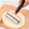 LdawyDE Mattarello Acciaio Inox Mattarello per Ravioli Pasticceria Pizza Baker Roller Piccolo Rullo Per Cuocere Stendi Pasta (11.6 cm)