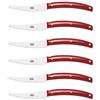 Coltellerie Berti 1895 Coltellerie Berti Convivio Nuovo Set 6 Coltelli Tavola Rosso