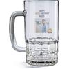 Wanapix | Boccale Birra Personalizzato con Foto y Testo | Vetro Trasparente Personalizzato | 500 ml | Bicchieri da Birra Particolare | Compleanno