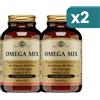 Solgar Omega Bipacco Mix Integratore Controllo Colesterolo 2x60 Perle