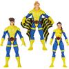Hasbro Serie Marvel Legends - Set da 3 action figure degli X-Men (Gambit, Banshee della Marvel e Psylocke)