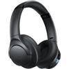 Merkloos Cuffie Bluetooth over-ear wireless di Anker - Bassi profondi - 60 ore di durata della batteria - Audio ad alta risoluzione - Cuscinetti rimovibili - Connessione multipunto