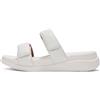 Fitflop Sandali da donna F-Mode GO regolabili Flatform con due barre, colore bianco urbano, taglia 40, Bianco urbano, 7 UK Narrow