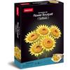 CubicFun 660866 - Puzzle 3D con fiori di girasole, bouquet 3D da 209 pezzi, set fai da te per adulti e bambini a partire dagli 8 anni