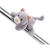NICI MagNICI Gatto Felli 12 cm - Grigio - Peluche con Magnete - Peluche per Frigorifero, Lavagna, Metallo e Molto Altro Ancora, Ottima Idea Regalo | 62944