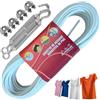 parpyon® Filo per stendere il bucato da esterno 30MT x d.4,5mm Resistente filo stendibiancheria per esterno Made in Italy Cavetto in Acciaio rivestito (Filo+Kit, 30MT)