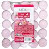 Ma Maison Tealight Confezione da 50 Candele Profumate in Alluminio Lunga Durata 4 Ore - Candeline, Decorative, per la Casa, Lumini - Per Interni Colorate (Fiori di Pesco | 50 Pz)