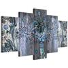 murando Quadro 200x100 cm 5 pezzi Stampa su tela XXL Immagini moderni Murale Fotografia Grafica Decorazione da parete Astratto Klimt Albero l-A-0005-b-p