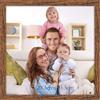 Giftgarden Cornice 20x20,Cornice Marrone in PVC, Decorare per Casa,1 Pezzo