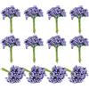 PATIKIL Mini Bacchette Artificiali di Bacche Pip, 144Pz Staminali di Fiori Frutta per Artigianato, Ghirlande, Decorazioni Floreali per Matrimoni, Viola
