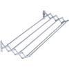 Jumbo Nick60 Stendibiancheria a Soffietto Inox, Acciaio, Multicolor, 60 cm